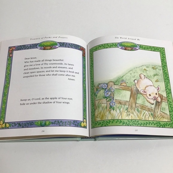 Vintage Poems and Prayers for Children Book Lynne Suesse 1999 Hardcover 1st Ed - Picture 7 of 16